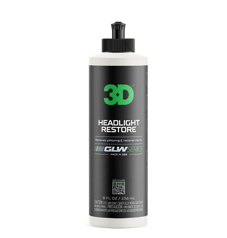 3D GLW Series Headlight Restore - 8 oz