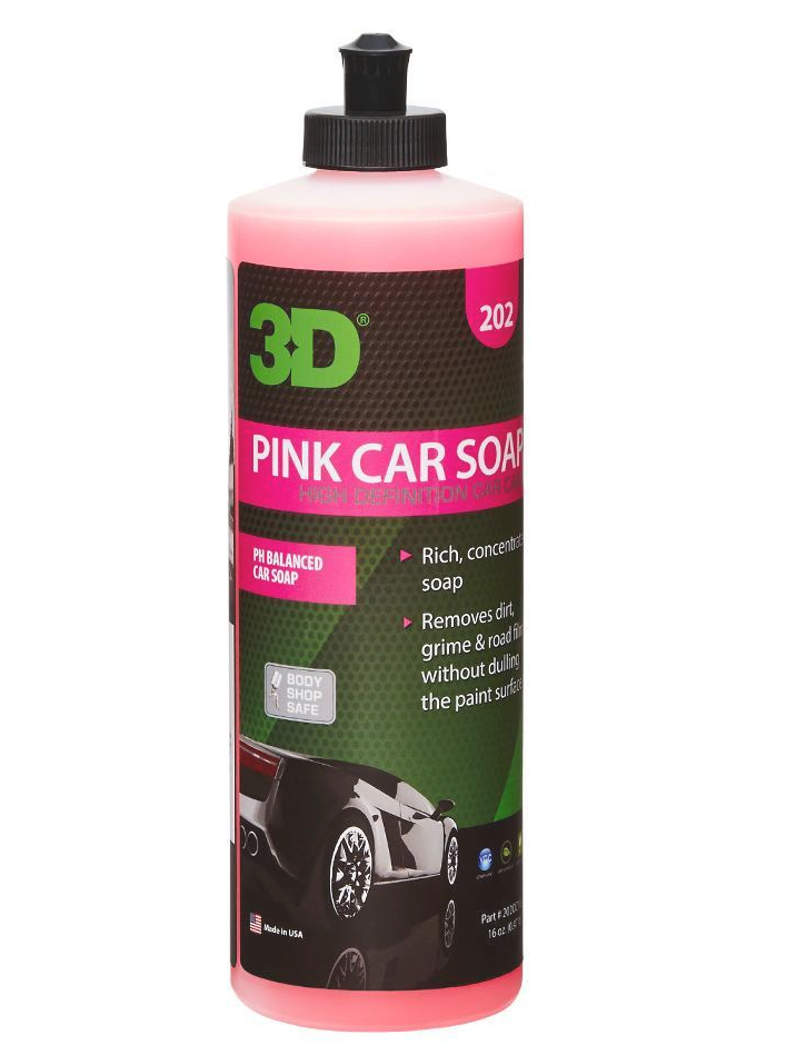 3D Pink Car Soap