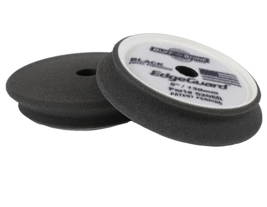 Buff and Shine EdgeGuard Black Final Finishing Foam Pad 2 pack - 5"