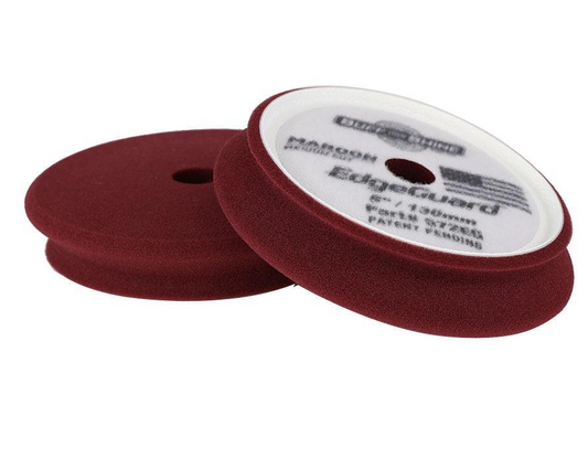 Buff and Shine EdgeGuard Maroon Medium Cut Foam Pad 2 pack - 5"