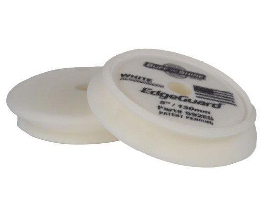 Buff and Shine EdgeGuard White Finishing Foam Pad 2 pack - 5"