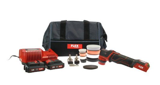 Flex PXE 80 12-EC 2.5 Cordless Polisher Starter Kit