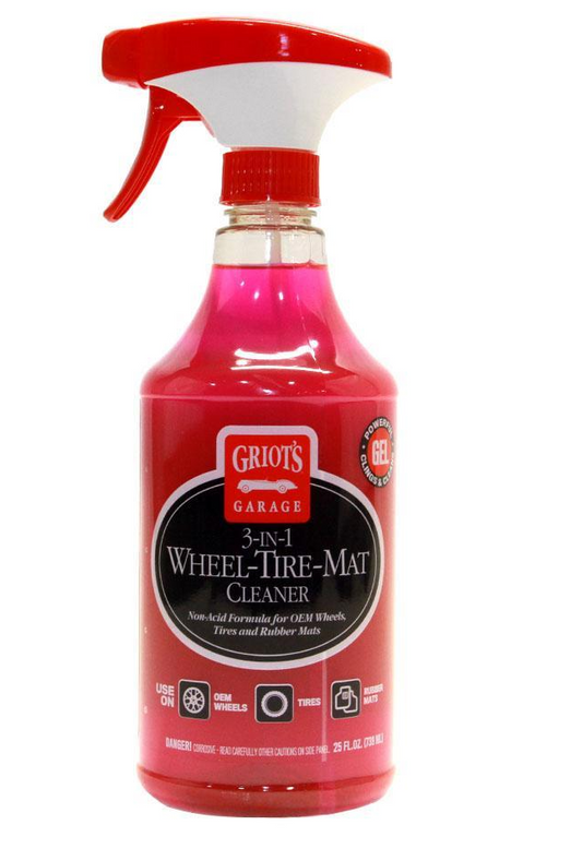 Griot's Garage 3 in 1 Wheel Tire Mat Cleaner - 25 oz