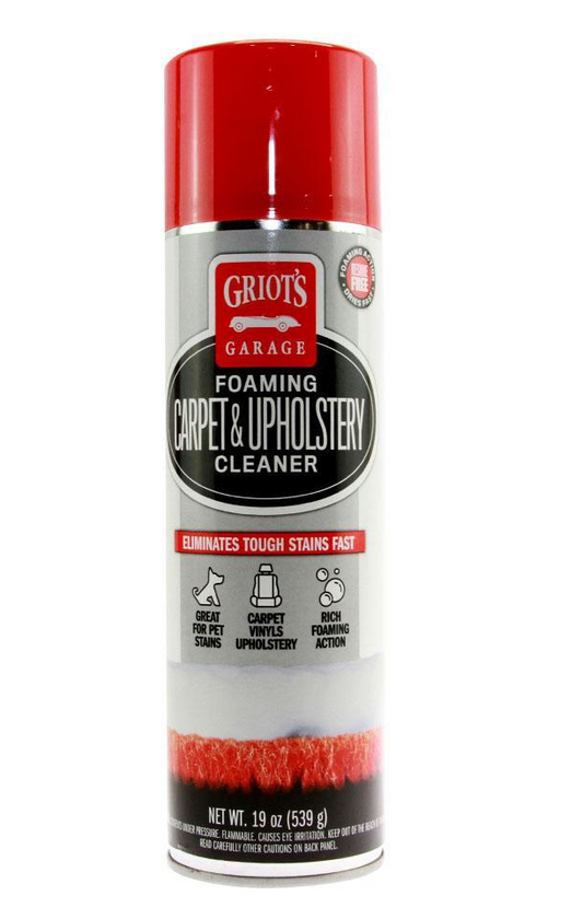 Griot's Garage Foaming Carpet & Upholstery Cleaner - 19 oz