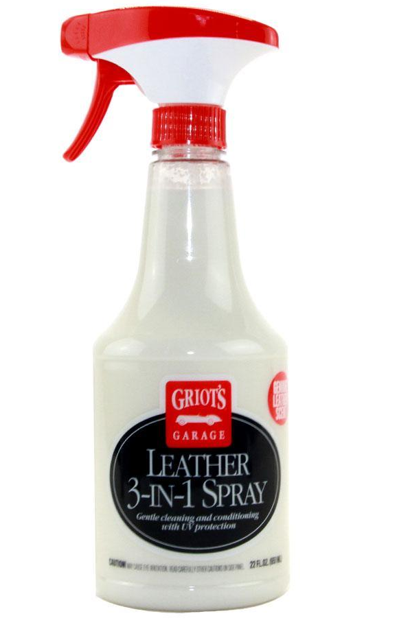 Griot's Garage Leather 3 in 1 Spray - 22 oz