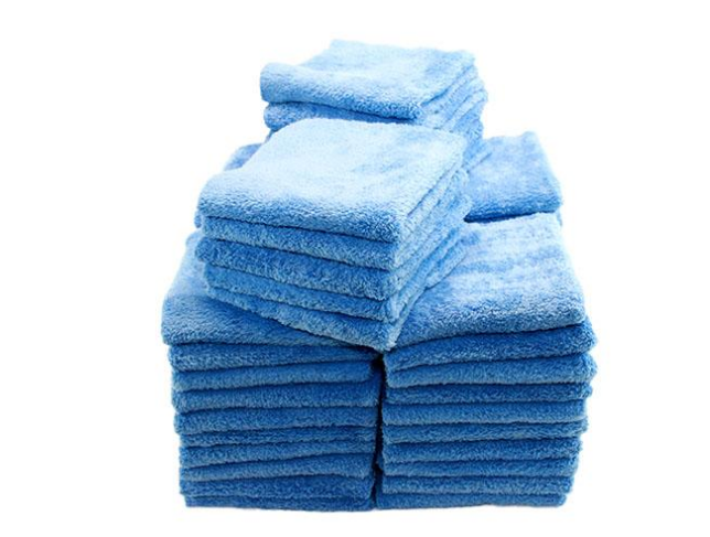 Autofiber Korean Plush 470 Blue - 16" x 16" - 50 Pack