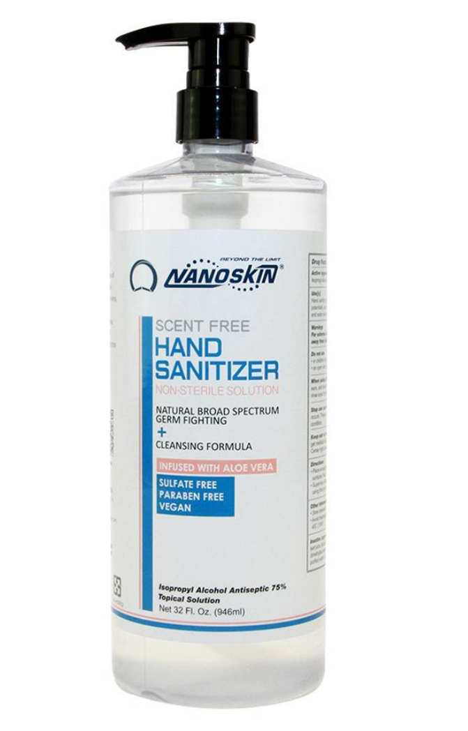 NanoSkin Hand Sanitizer Non-Sterile Solution with Aloe Vera - 32 oz