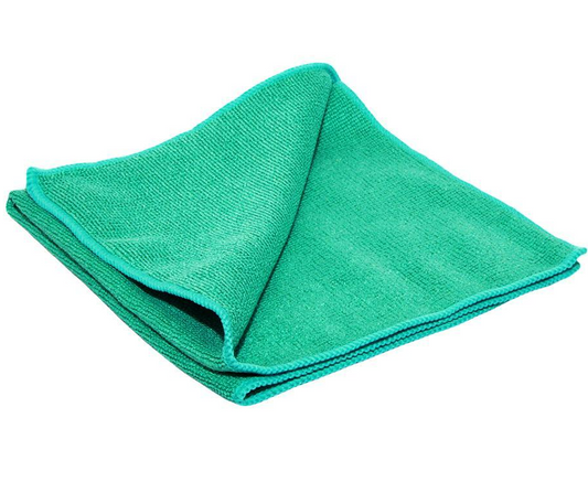 The Rag Company Pearl Coating Towel Green - 16" x 16"