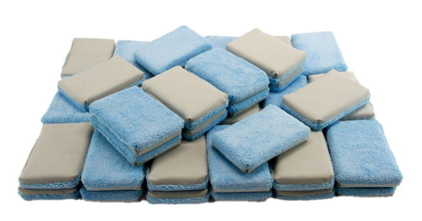 Autofiber Saver Applicator Half Microfiber Half Suede 48 Pack