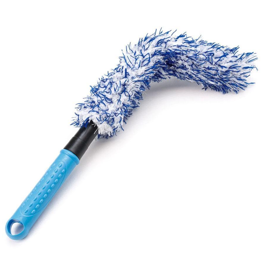 Autofiber Barrel Blade Wheel Brush with Plush Microfiber Cover