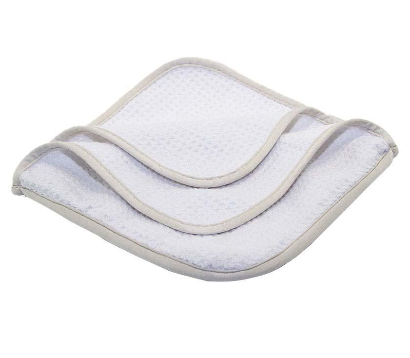 Autofiber Glass Flip Microfiber Waffle Window Towel - 8" x 8"